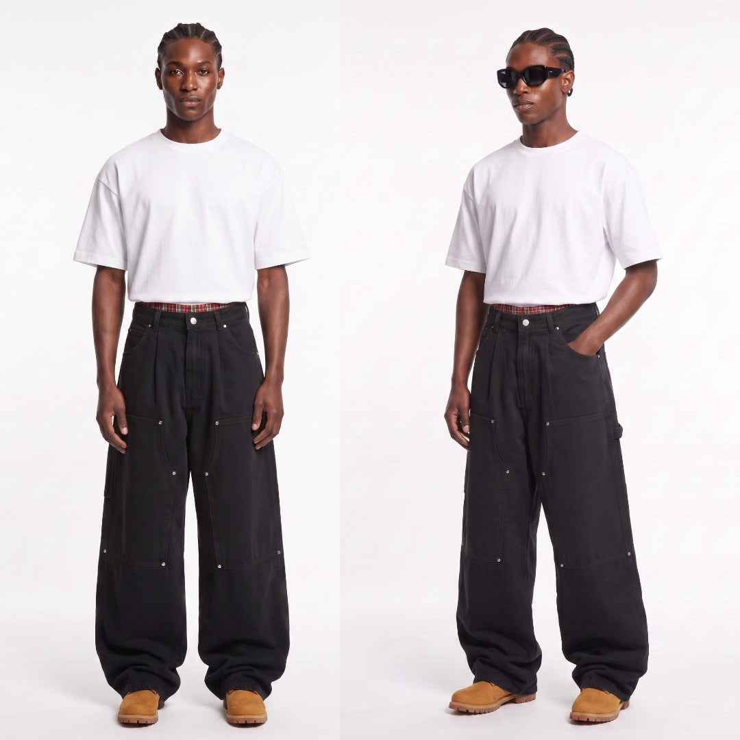 Oversized Carpenter “Over-Worked” Denim