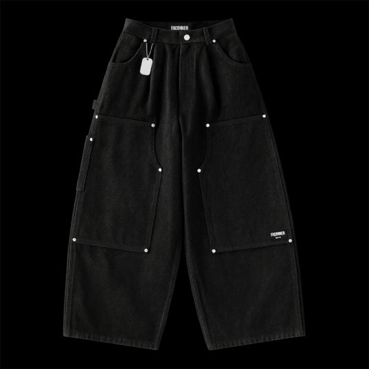 Oversized Carpenter “Over-Worked” Denim