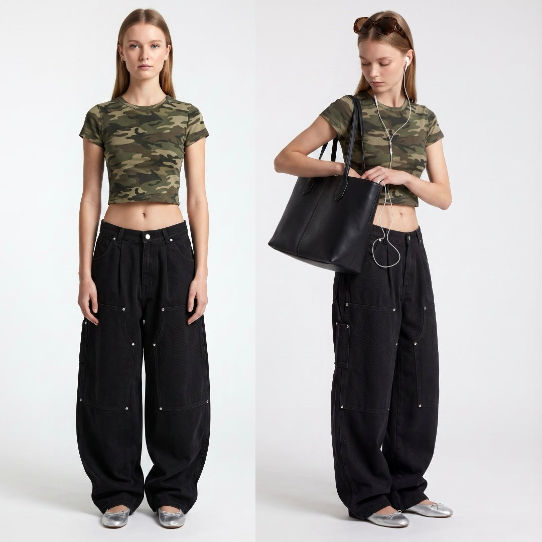 Oversized Carpenter “Over-Worked” Denim